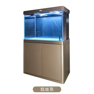 高逸鱼缸H6超白玻璃大型水族箱客厅家用底滤屏风办公室免换水鱼缸