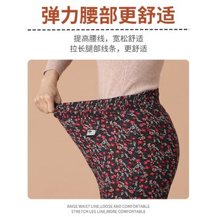 子女士打底裤 宽松加厚老年人裤 内穿奶奶保暖秋冬 女冬季 老人棉裤