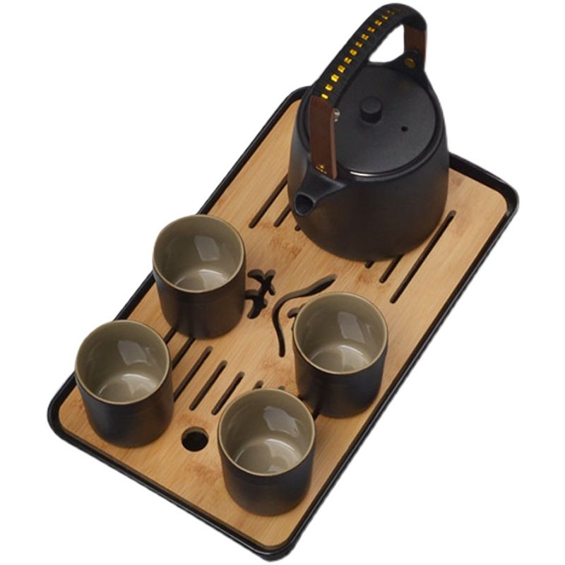 黑陶茶壶单壶大号陶瓷大容量泡茶壶泡茶提梁壶茶具家用隔热过滤壶,餐饮具,功夫茶具,淘宝优惠券,粉丝福利购,淘宝优惠卷