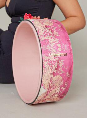 sugarmat瑜伽轮圈加宽开背初学者女生专用INS印花普拉提圈运动圈