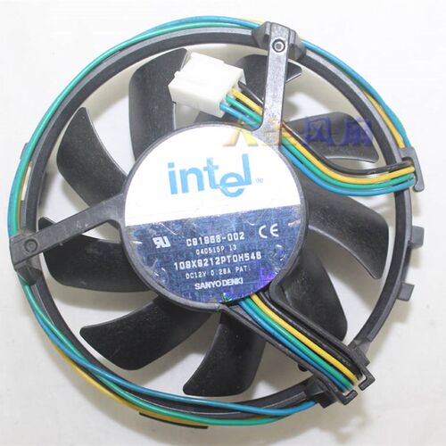 Intel英特尔 C91968-002 SANYO DENKI 12V 0.28A CPU风扇