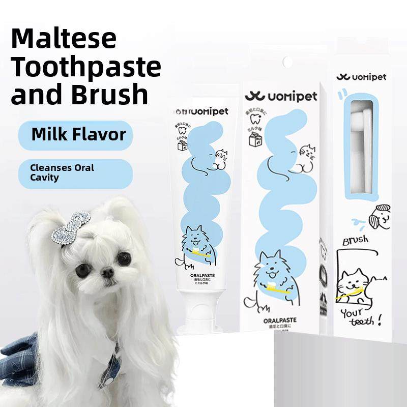 马耳他特殊牙刷和牙膏设置为狗有口臭和口腔异味，口腔牙齿清洁小,3C数码配件,USB多功能数码宝,淘宝优惠券,粉丝福利购,淘宝优惠卷