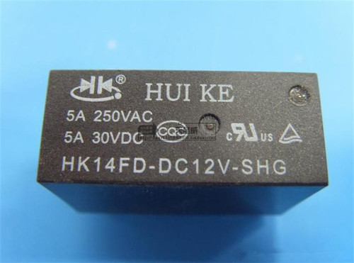 原装汇科HUIKE 功率继电器 HK14FD-DC12V-SHG 8脚5A12V两开两闭!