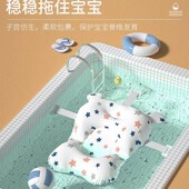 宝宝洗澡盆0一3岁婴儿折叠加大号夏天0到1L一2浴盆一体式 可坐躺童