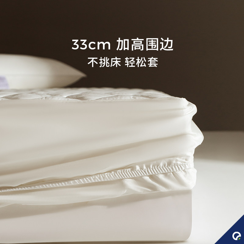 安敏诺防螨床笠纯棉床垫保护罩单件全棉床垫套除螨床罩防尘螨床盖
