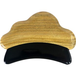 绿檀牛角刮痧板脸部刮痧片肩颈部颈椎推背按摩神器全身通用刮脖子