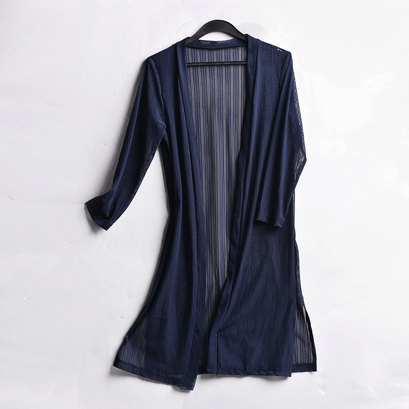 夏季小披肩配裙子外搭外套白色针织开衫女中长款薄大码雪纺防晒衣