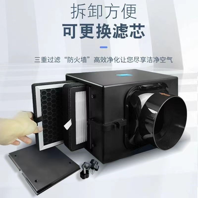 新风系统管道初效前置高效空气过滤器净化箱活性炭滤网除雾霾甲醛