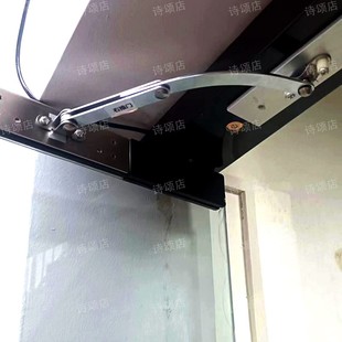 地弹门限位器门扇无框平开限制器开门角度卫生间门免打孔地弹簧门