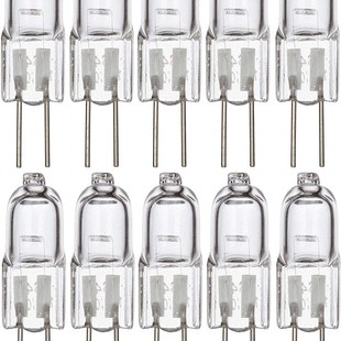 220V 卤钨灯水晶灯G5.3 卤素灯珠 35W香薰灯灯泡 12v20w10w