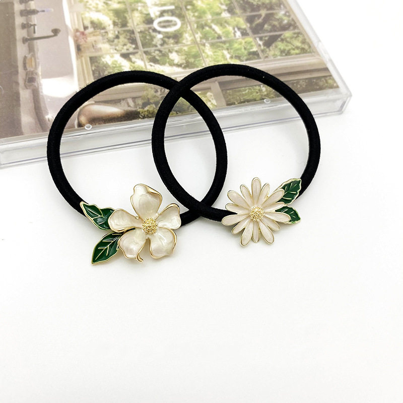 栀子花头绳2023年新款简约气质皮筋女扎头网红甜美丸子头发圈夏季,节庆用品/礼品,文化创意手环,淘宝优惠券,粉丝福利购,淘宝优惠卷