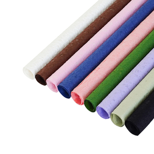 2023新款 郁金香专辑石纹纸立体压纹纸蜂窝纸花艺资材鲜花花束用