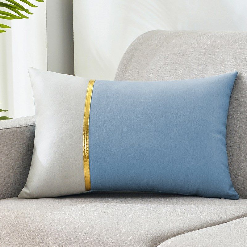 科技布抱枕高级感轻奢客厅长方形沙发靠垫腰枕高端腰靠枕套不含芯,居家布艺,腰靠垫,淘宝优惠券,粉丝福利购,淘宝优惠卷