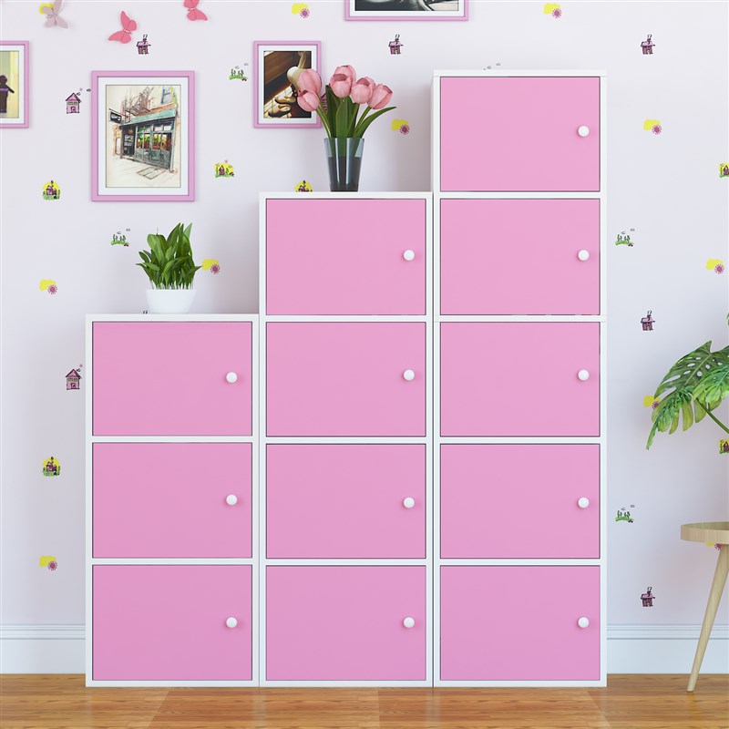 简易书柜书架带门橱柜餐边柜茶水柜代酒柜厨房储物柜置物柜碗柜