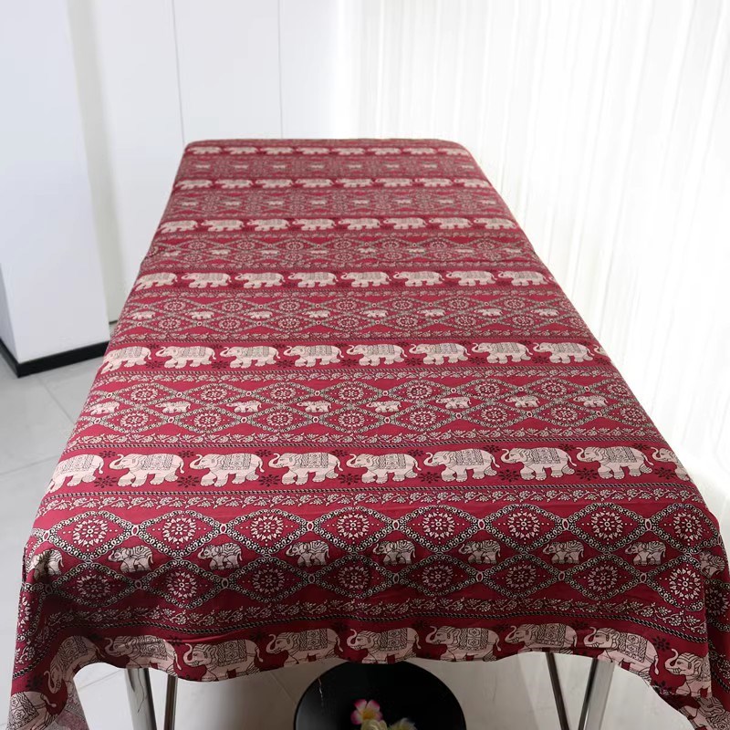 泰式床单床盖美容院按摩床单床旗SPA按摩床单泰式按摩垫床单包邮