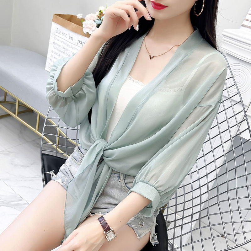 披肩夏季配裙子的上衣夏短款小外套吊带裙外搭罩衫薄款仙女开衫,女装/女士精品,蕾丝衫/雪纺衫,淘宝优惠券,粉丝福利购,淘宝优惠卷