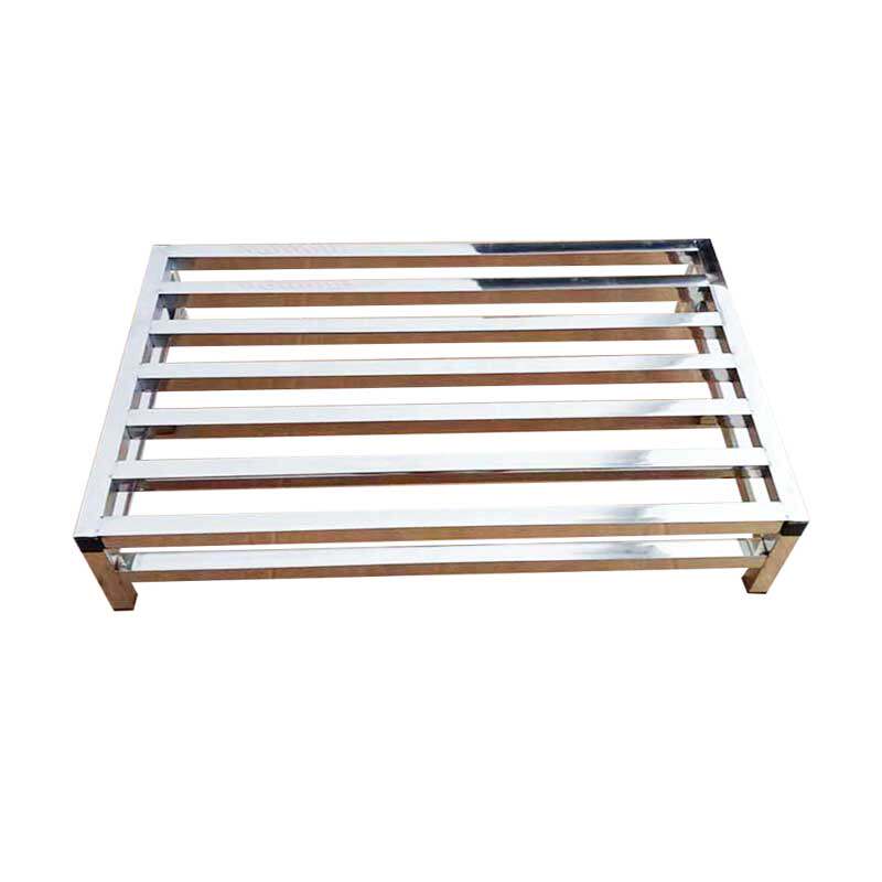 不锈钢花盆鱼缸底架米面汤桶垫高木柜防潮置物架冰箱柜机托底底座