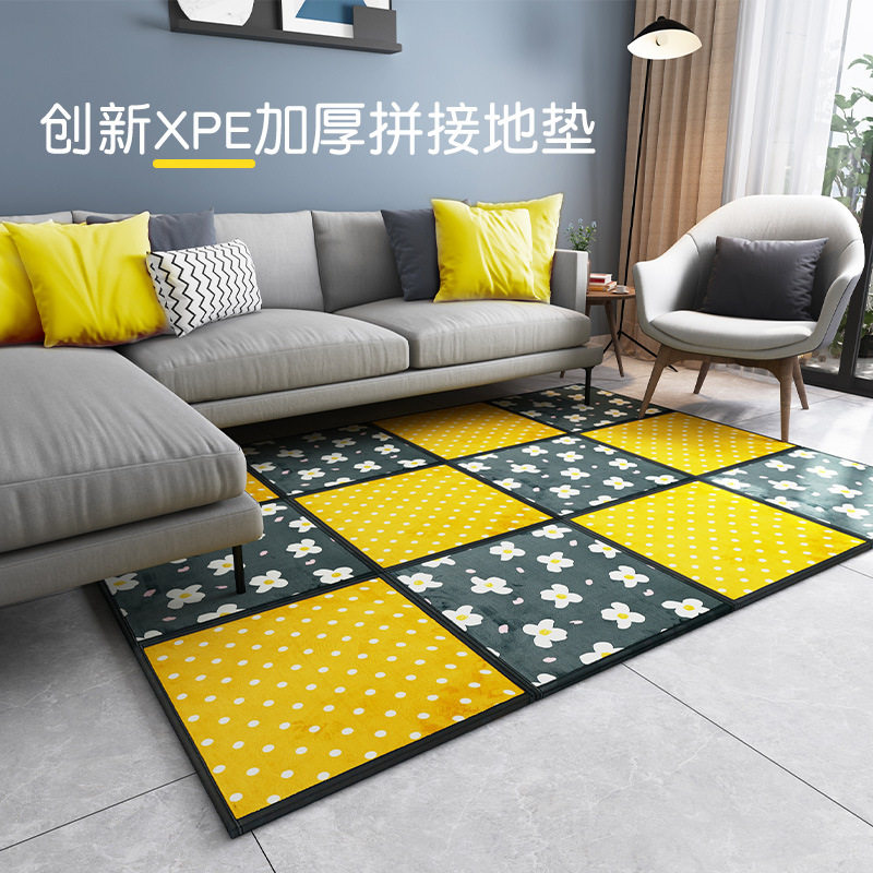 夏季打地铺神器睡垫榻榻米懒人床垫防潮垫地垫家用卧室拼接垫午休