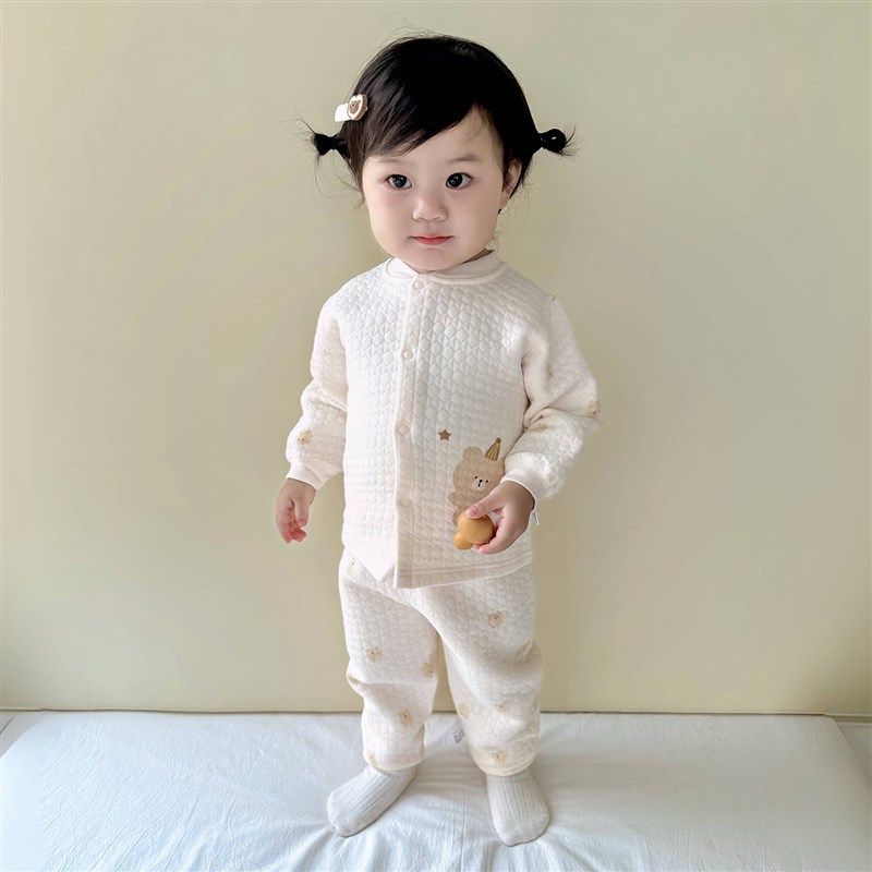 男女宝宝保暖内衣内穿打底婴儿衣服分体两件套装秋冬季睡衣家居服,童装/婴儿装/亲子装,内衣套装,淘宝优惠券,粉丝福利购,淘宝优惠卷