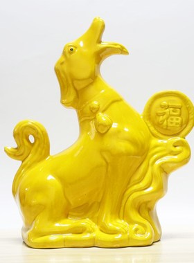 唐三彩陶瓷十二生肖摆件鼠牛虎兔龙蛇马羊猴鸡狗猪家居招财工艺品