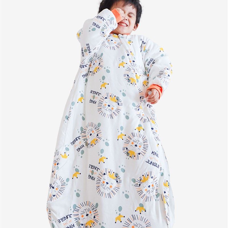 婴儿睡袋秋冬夹棉宝宝长袖一体式加厚睡衣新生儿拉链式功能防踢被,婴童用品,睡袋/防踢被,淘宝优惠券,粉丝福利购,淘宝优惠卷