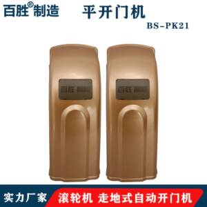 南京百胜小区别墅大门地滚式平开门机智能遥控自动开门器