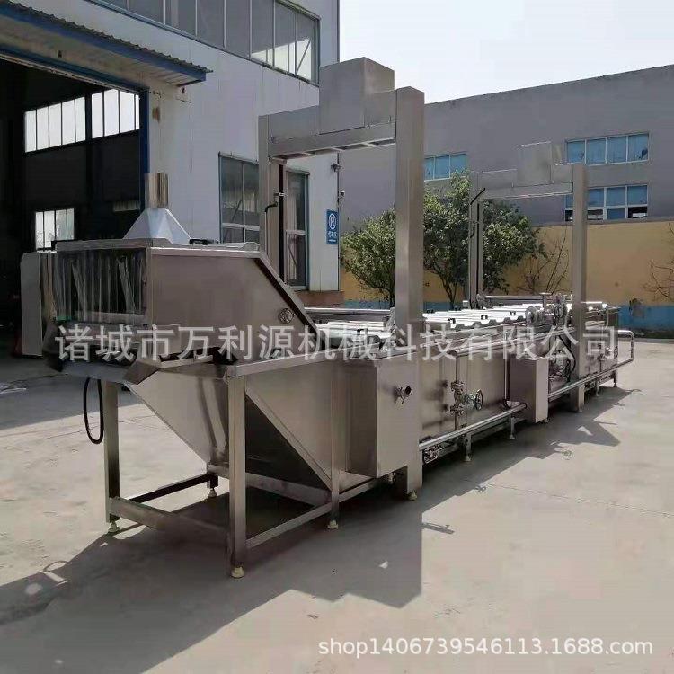 供应预制菜加工设备油菜杀青冷却线果蔬漂烫机