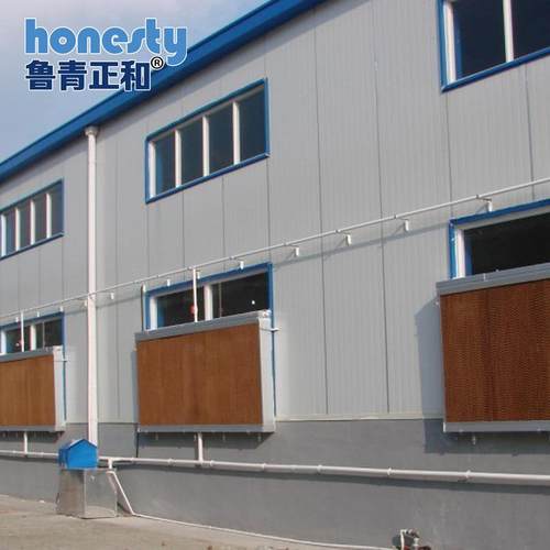 温室大棚养殖车间通风降温水帘墙工程安装水帘纸水帘墙