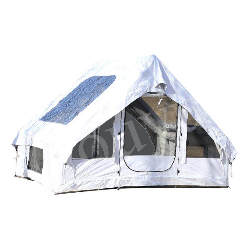 充气帐篷户外露营6.3平防雨保暖加厚野营过夜全套装备小屋