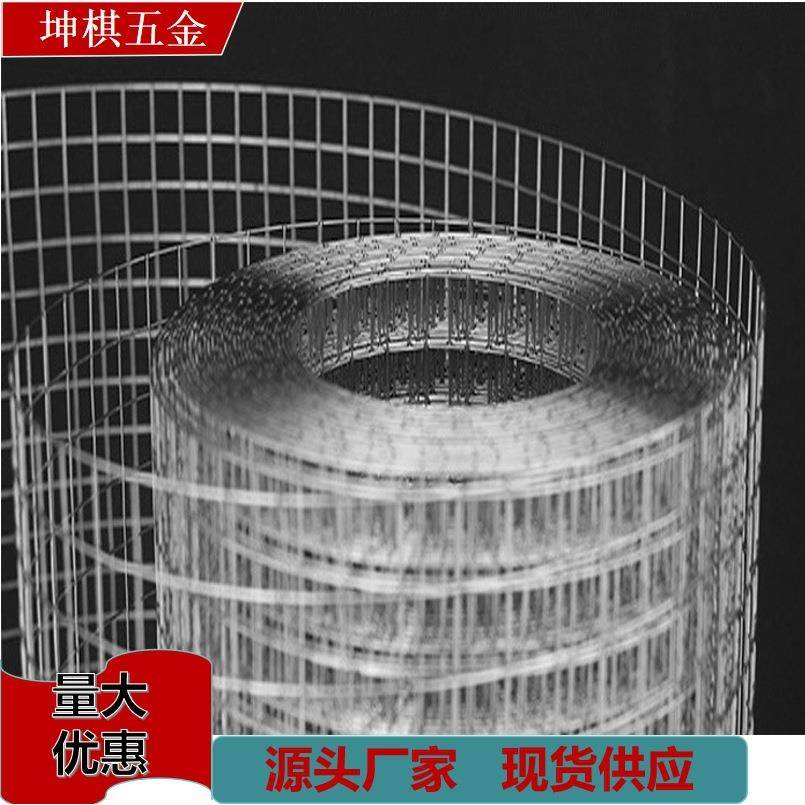 厂家直销焊接电焊网方格防裂保温挂网加粗养殖铁丝网菜地果园围栏