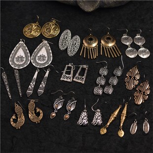 当时轻别意中人,山长水远知何处。度假部落风大圆脸适合的耳环