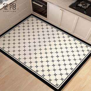 防滑防油可擦免洗pvc防水脚垫家用皮革整铺地毯 厨房地垫2024新k款