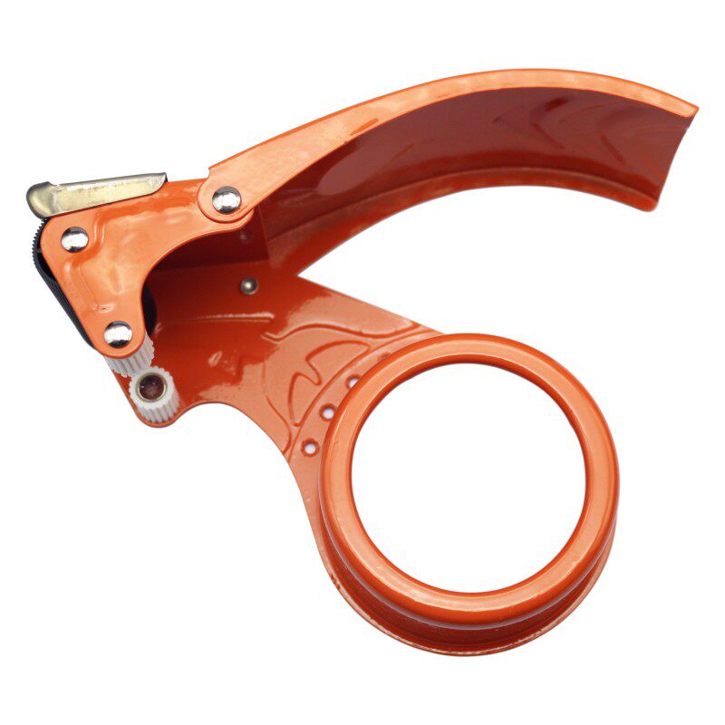 不锈钢透明胶带切割器加长型打包器48mm胶带纸布夹机封箱器4.8cm