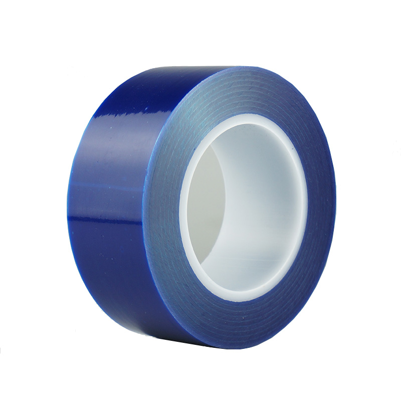 5C蓝色pe保护膜胶带PE自粘保护膜不锈钢贴膜铝板膜宽50mm200米