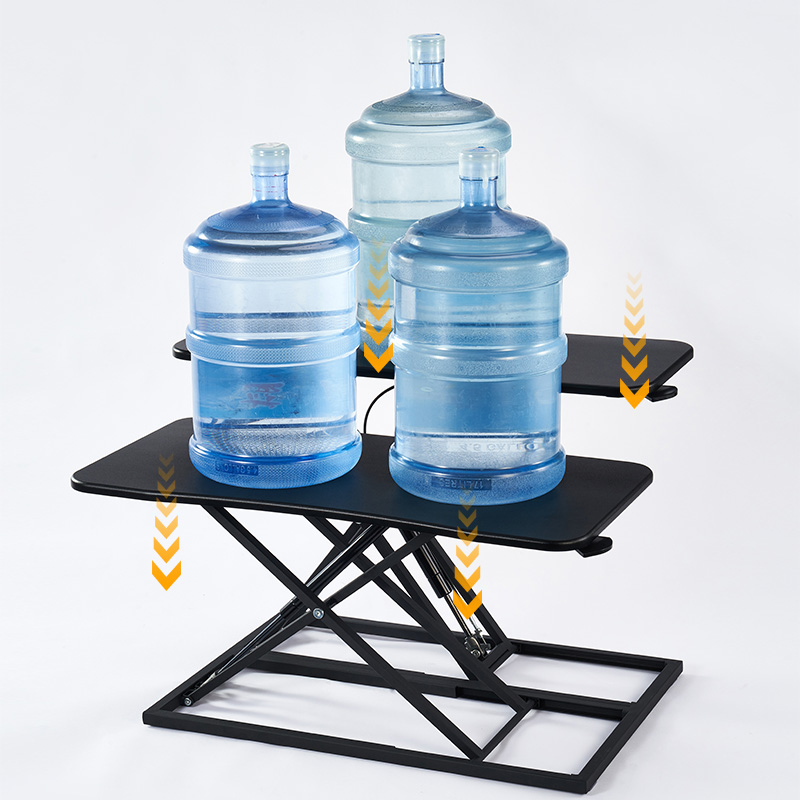 爱桌人站着工作桌上电脑升降架立式支架站立办公台式显示器可调节