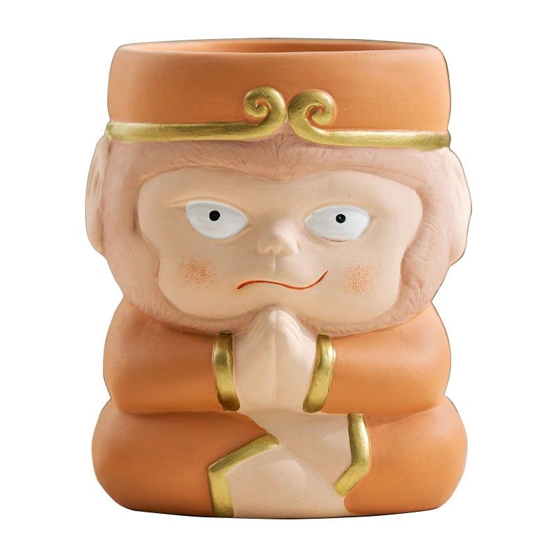 可爱卡通动物粗陶透气个性创意室内阳台素烧多肉花盆卡通花盆陶瓷,鲜花速递/花卉仿真/绿植园艺,花盆,淘宝优惠券,粉丝福利购,淘宝优惠卷