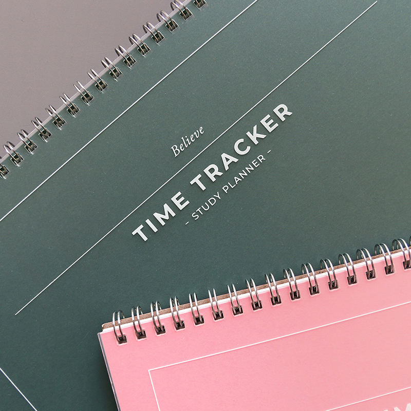 韩国paperian简约商务一年周计划循环学习24小时日程日记本记事本