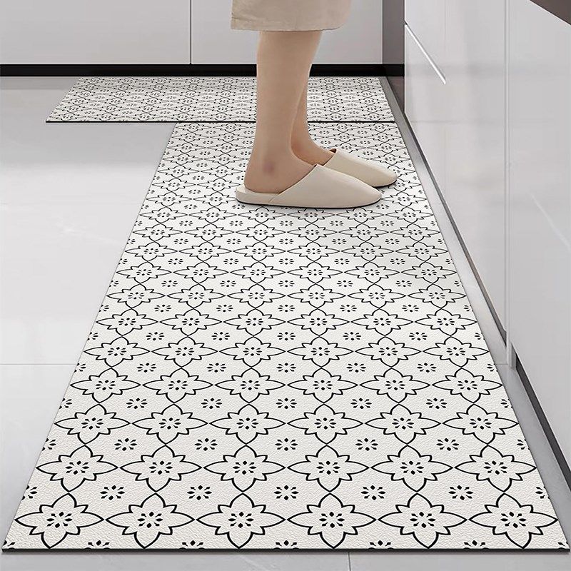 厨房地垫2024新款防油防水防污家用pvc耐磨防滑免洗可擦耐脏地毯,居家布艺,厨房地垫,淘宝优惠券,粉丝福利购,淘宝优惠卷