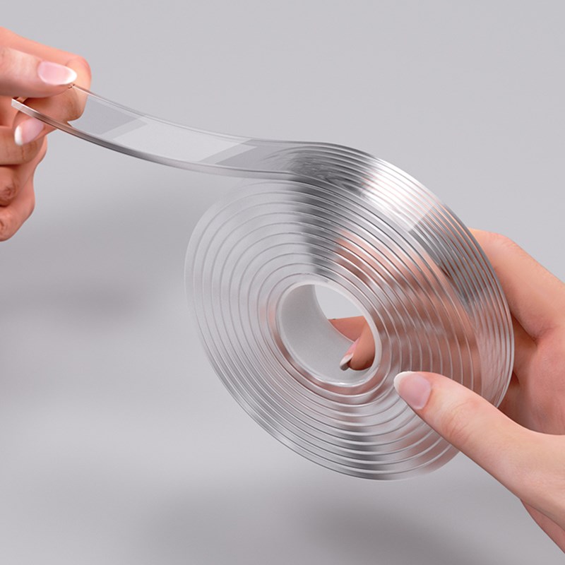 纳米无痕双面胶带高粘度强力固定墙面超强防水魔力双面贴车用厨房