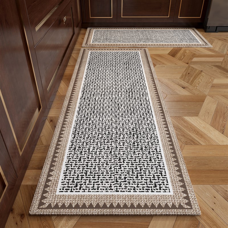 厨房地垫2024新款吸油防滑吸水可擦免洗家用耐脏进门门口家用脚垫