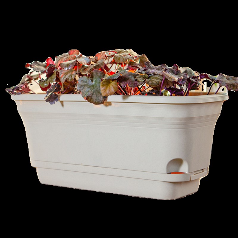 懒人花盆种植箱自吸水种菜盆阳台家庭种花神器塑料长盆免浇水花槽