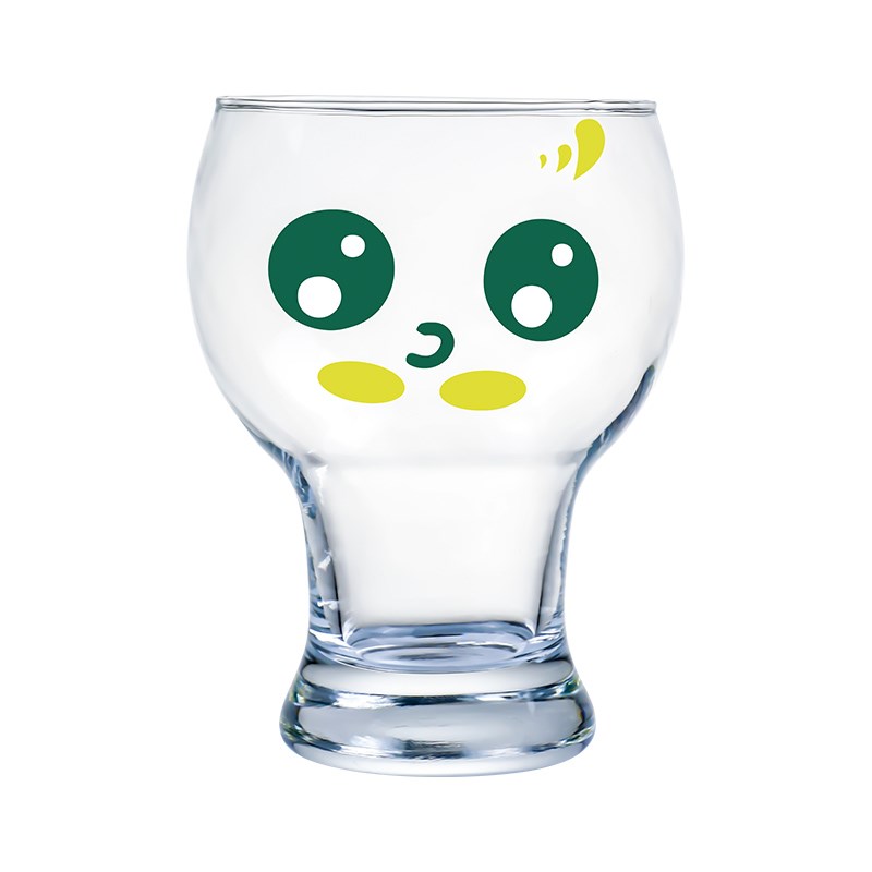 卡通啤酒杯夏季家用大容量高颜值网红创意精酿专用酒杯高脚玻璃杯