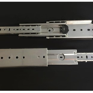 重型工业滑轨76宽8寸至80寸承重500斤导轨托盘机柜抽屉滑轨滑道