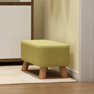 凳子家用小板凳实木方凳客厅沙发凳创意换鞋长凳布艺小椅子矮凳