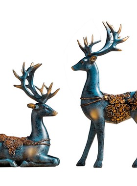 欧式摆件家居装饰品客厅电视柜办公室书架摆设置物架玄关工艺品