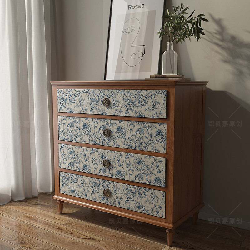 凯贝嘉复古玫瑰家具翻新柜子改造门贴纸客厅卧室装饰衣柜自粘壁纸,家居饰品,软装墙贴,淘宝优惠券,粉丝福利购,淘宝优惠卷