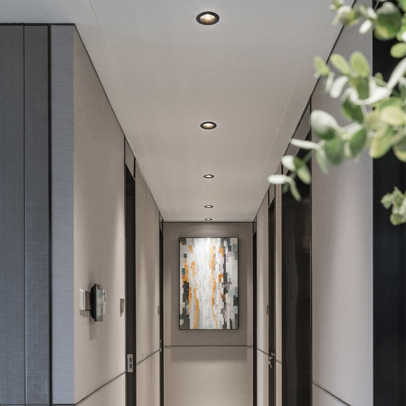 至御超薄嵌入式LED客厅背景墙天花灯门厅玄关走廊过道灯射灯020