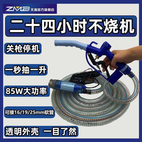 柴油泵电动抽油泵柴油12v24伏抽油神器车载加油泵油抽子潜水泵