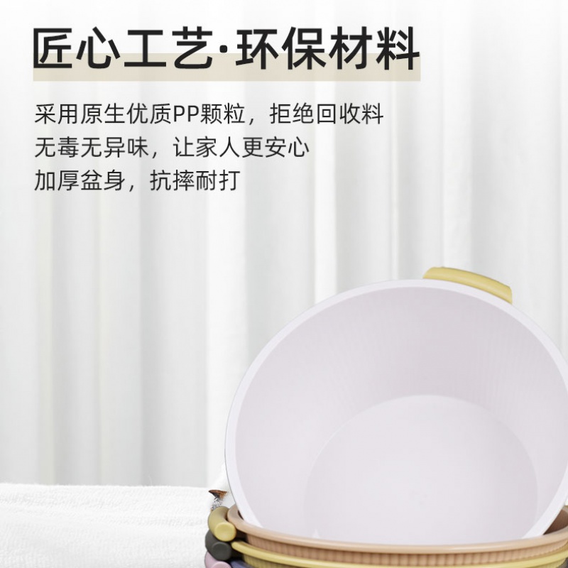焕龙塑料脸盆家用大号加厚婴儿小水洗衣衣服盆学生宿舍洗脸盆子洗