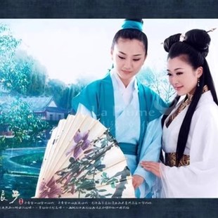 新款古装汉服女许仙白素贞白蛇传新白娘子传奇成小青法海演出服装